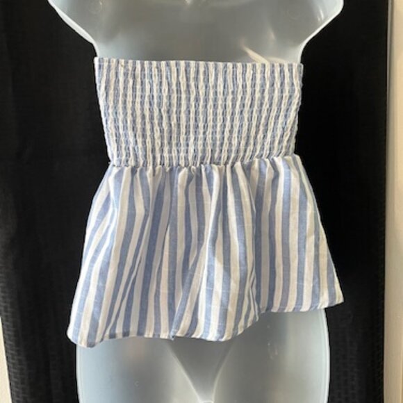 Mexican Style Embroidered Strapless Top ~ Beautiful - Picture 4 of 6